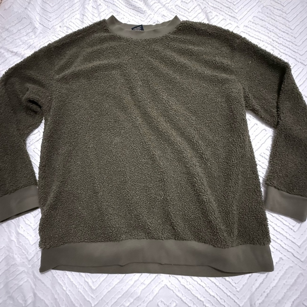 Charles River Apparel Olive Crewneck Sweater